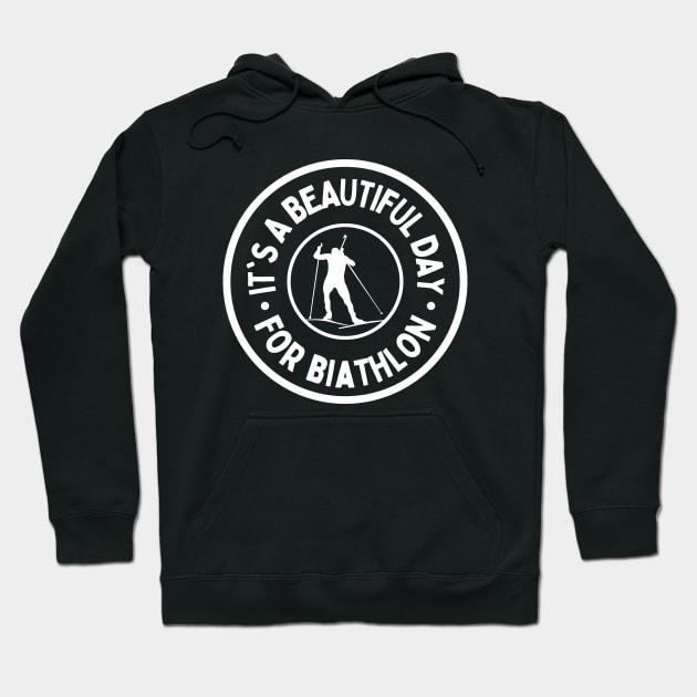 Biathlon Hoodie by footballomatic